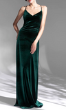Niulatu Vintage Velvet French Evening Dress HZ1108