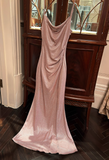 Niulatu lam¨¦ pink shimmery side slit dress birthday dress HZ1108