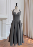Niulatu halter neck A-line dress HZ1108