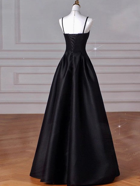 Niulatu Sweetheart ??Prom Dress for Birthday&Graduation-Burgundy Satin Long Formal Evening Dress HZ1026