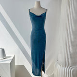 Niulatu Swing Neck Suspender Dress Party Dress HZ1108