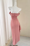 Niulatu strapless slim dress party dress HZ1108