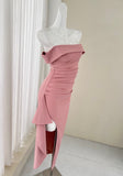 Niulatu strapless slim dress party dress HZ1108