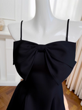 Niulatu Bow Short Suspender Dress HZ1108