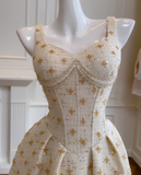 Niulatu suspender tea break dress birthday dress HZ1108