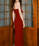 Niulatu style 3D rose strapless dress banquet skirt HZ1108