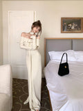 Niulatu off-the-shoulder long-sleeved dress HZ1108