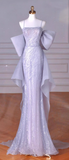 Niulatu Mermaid Spaghetti Straps Tulle Sequin Long Proml Dress, Formal Party Dress HZ1108