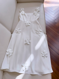 Niulatu suspender flower dress French retro dress HZ1108