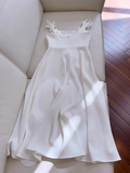 Niulatu suspender flower dress French retro dress HZ1108