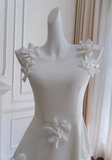 Niulatu suspender flower dress French retro dress HZ1108