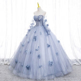 Niulatu Off Shoulder Tulle Long Prom Dress, Sweet Long Formal Dress HZ1108