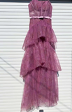 Niulatu Printed A Line Spaghetti Strap Corset Prom Dress HZ1108