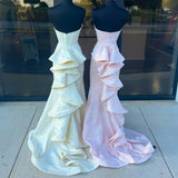 Niulatu Floral Printed Mermaid Prom Dress HZ1108