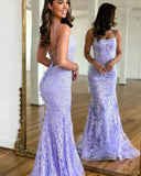Niulatu Scoop Lace Long Prom Dress HZ1103