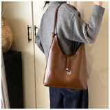 Niulatu retro shoulder bag casual bucket bag HZ1103