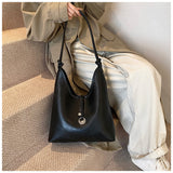Niulatu retro shoulder bag casual bucket bag HZ1103
