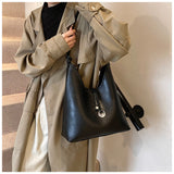 Niulatu retro shoulder bag casual bucket bag HZ1103