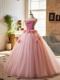 Niulatu A-Line Strapless Velvet Tulle Long Prom Dress, Sweet 16 Princess Dress HZ1103
