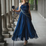 Niulatu Prom Dresses Under $180||Lovely Pink ??Chiffon Prom Dress Princess Pearls Spaghetti Straps Evening Dresses HZ1026