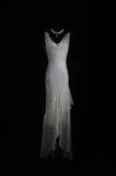 Niulatu Chiffon Beaded Long Prom Dress Simple Mermaid Wedding Dress HZ1103