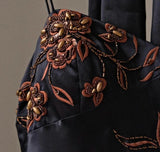 Niulatu A-line Pink Spaghetti Strap Satin Applique Retro Prom Dress Birthday Party Dress HZ1103