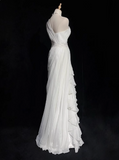 Niulatu Bodycon Satin Tulle Long Prom Dress Simple Wedding Dress HZ1103