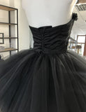 Niulatu Sweetheart Corset Tulle Strapless Prom Dress HZ1103