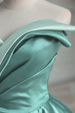 Niulatu Satin Off-the-shoulder Long Prom Dress Bridesmaid Dress HZ1103