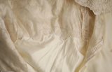 Niulatu Square Neck Chiffon Lace Empire Dress Long Prom Dress Beaded Wedding Dress HZ1103