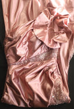 Niulatu Mermaid One Shoulder Satin Beaded Sequin Long Prom Dress Bridalmaid Dress HZ1103
