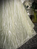 Niulatu A-Line Off the Shoulder Glittering Tulle Sequins Long Prom Dress Sweet 16 Dress HZ1103