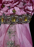 Niulatu Mermaid Spaghetti Straps Satin Beaded Long Prom Dress Beautiful Bridalmaid Dress Birthday Dress HZ1103