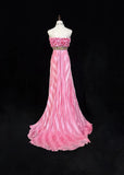 Niulatu Mermaid Spaghetti Straps Satin Beaded Long Prom Dress Beautiful Bridalmaid Dress Birthday Dress HZ1103