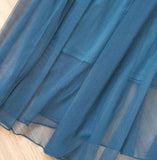 Niulatu Spaghetti Strap Chiffon Beaded Appliqu¨¦ Long Prom Dress Evening Dress HZ1103