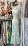 Niulatu Mermaid V-neck Satin Tulle Long Prom Dress HZ1103