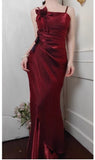 Niulatu Retro Chiffon Ruffles Prom Dress ??Charming Evening Dress for Quinceanera&Graduation HZ1103