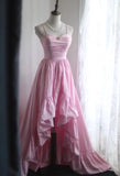Niulatu Spaghetti Strap Satin Long Bridesmaid Dress Birthday Quinceanera Dress Prom Dress HZ1103