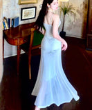 Niulatu White Bodycon Dress Spaghetti Straps Prom Dress Graduation Prom Adult Ceremony Dress HZ1103