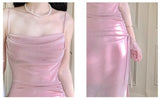 Niulatu Spaghetti Strap Bodycon Dress Sleeveless Prom Dress Quincea?era Prom Dress HZ1103