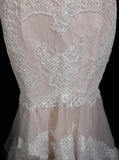 Niulatu Pink Strapless Mermaid Tulle Lace Long Prom Dress Sweetheart Neckline Formal Dress HZ1103