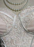 Niulatu Pink Strapless Mermaid Tulle Lace Long Prom Dress Sweetheart Neckline Formal Dress HZ1103