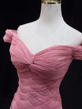 Niulatu Mermaid Off-the-shoulder Tulle Long Prom Dress Adult Ceremony Dress HZ1103