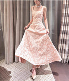 Niulatu A-Line Vintage Butterfly Embroidered Satin Prom Dress Birthday HZ1103