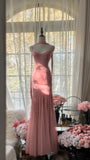 Niulatu Spaghetti StrapsPurple Mermaid Wedding Guest Dresses Beaded Tulle Chiffon Long Prom Dresses HZ1026
