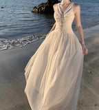 Niulatu V-neck A-Line Cute Birthday Prom Dress HZ1103