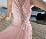 Niulatu V-neck A-Line Cute Birthday Prom Dress HZ1103