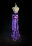 Niulatu Spaghetti Strap Satin Prom Dress Backless Evening Gown HZ1103