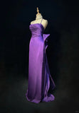 Niulatu Spaghetti Strap Satin Prom Dress Backless Evening Gown HZ1103