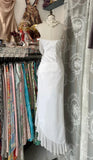 Niulatu Elegant Sheath Strapless Chiffon Prom Dress Birthday Dress HZ1103